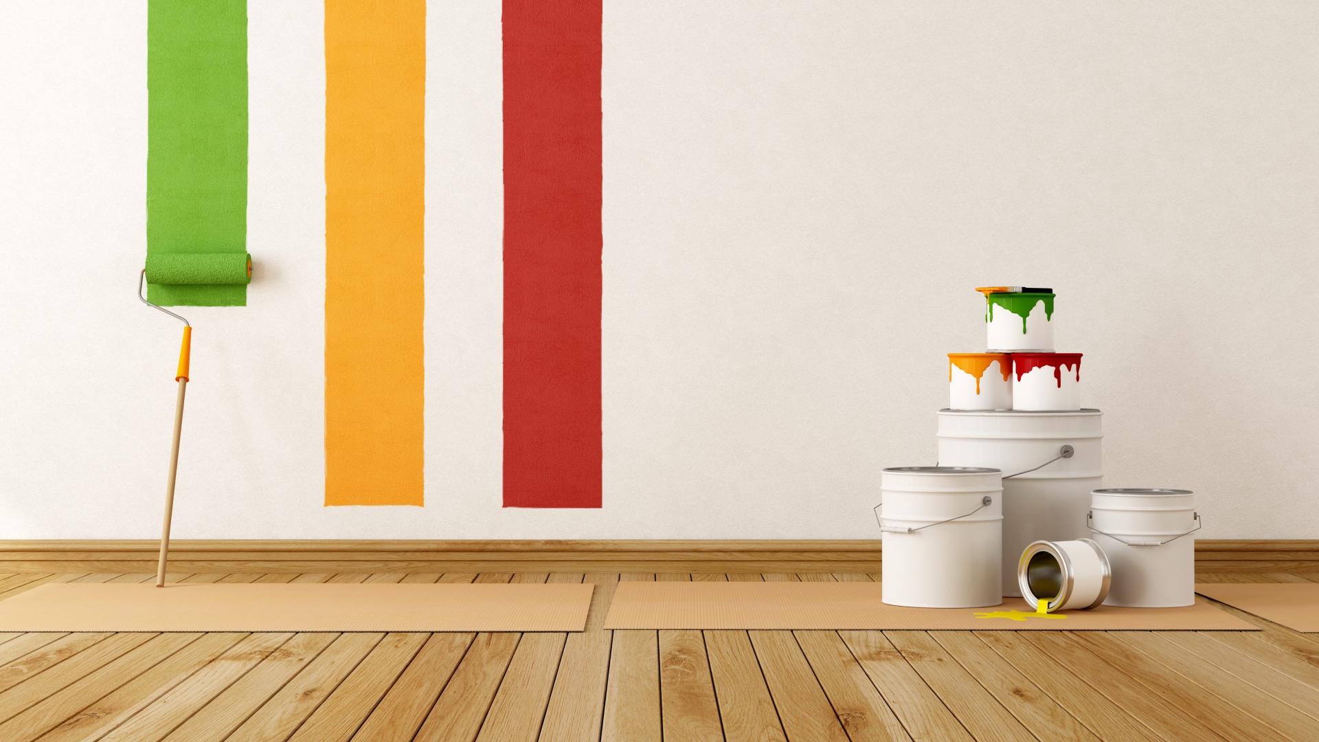 Как подобрать цвет краски для стен?